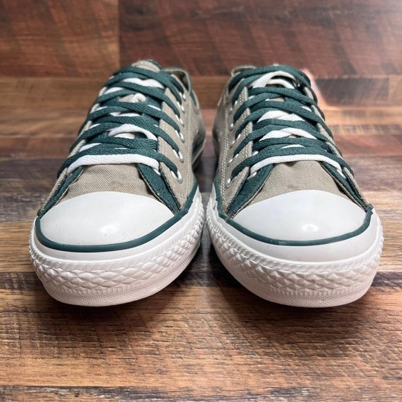 - Converse Women's All Star Double Layer Brown Green Canvas Sneaker Size 9 - Picture 2 of 8